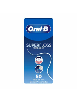 ORAL-B Superfloss 50 Brins de Fil Dentaire Pré-découpés