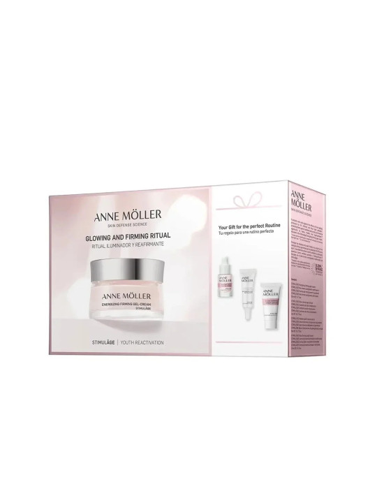 Anne Möller Stimulâge Ritual Illuminateur et Raffermissant Gel Crème Coffret 4 Pièces