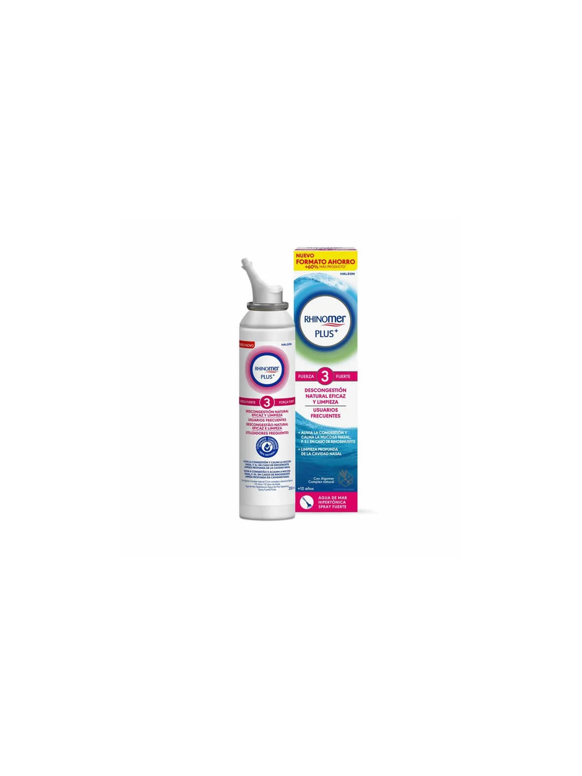 Rhinomer Plus+ Force 3 Forte Spray Nasal 200ml