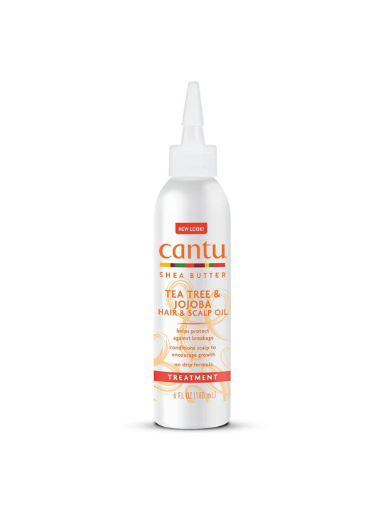 Cantu Shea Butter Huile Traitement Cuir Chevelu Tea Tree et Jojoba 180ml