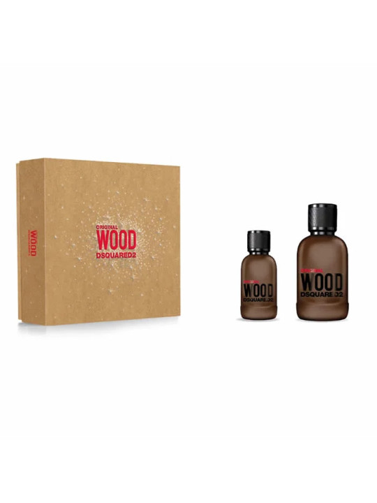 Dsquared2 Original Wood Eau De Parfum Spray 100ml Coffret 2 Produits