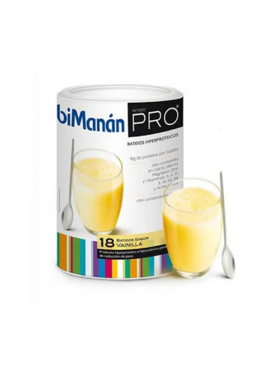 Bimanán Pro Milk-Shake Éco à la Vanille 18 Unités