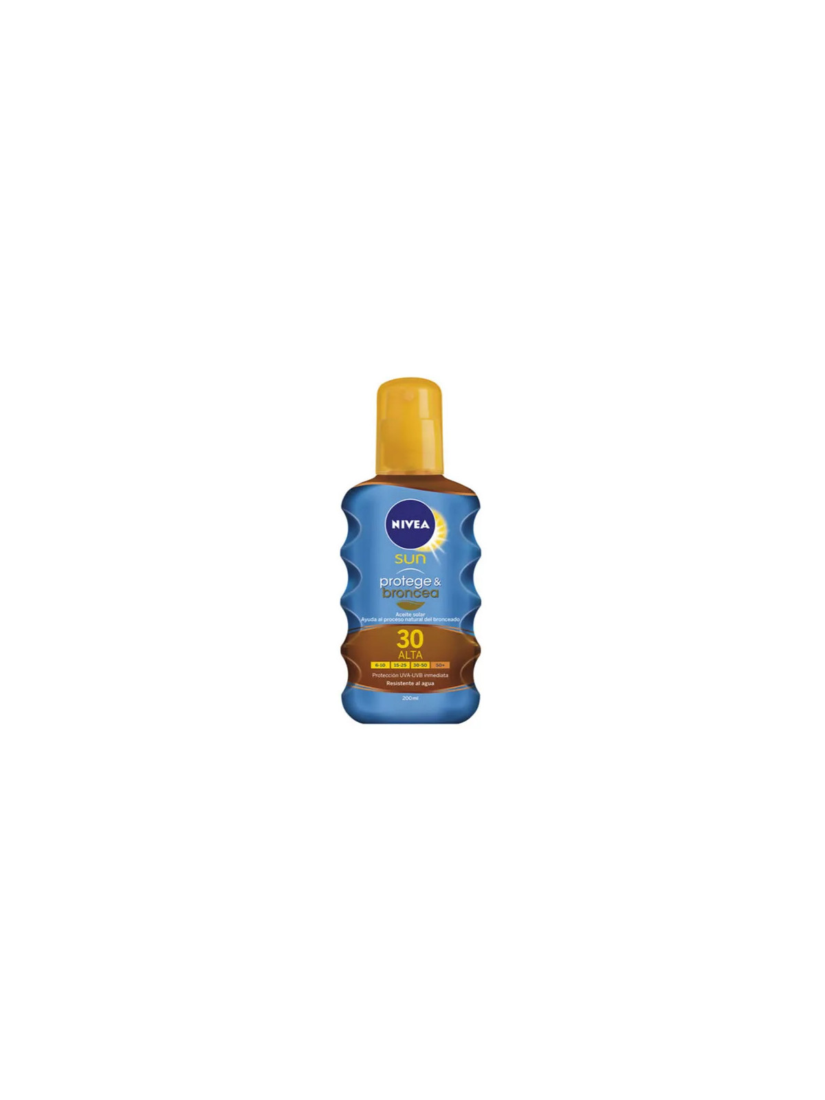 Nivea Sun Huile Sèche Protect And Bronze SPF30 200ml