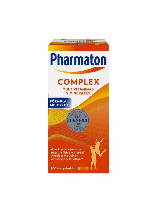 Pharmaton Complex Multivitamines et Minéraux avec Ginseng G115 100 Capsules