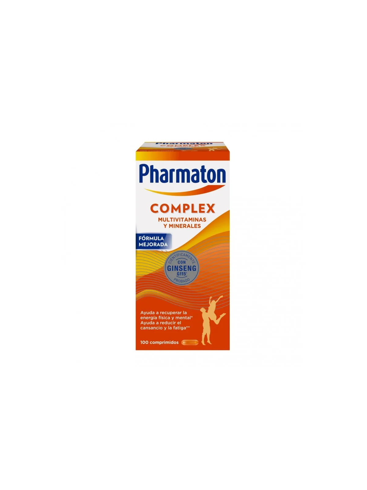 Pharmaton Complex Multivitamines et Minéraux avec Ginseng G115 100 Capsules