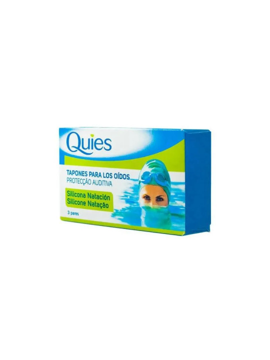 Quies Bouchons d'Oreilles Silicone Natation 6 unités