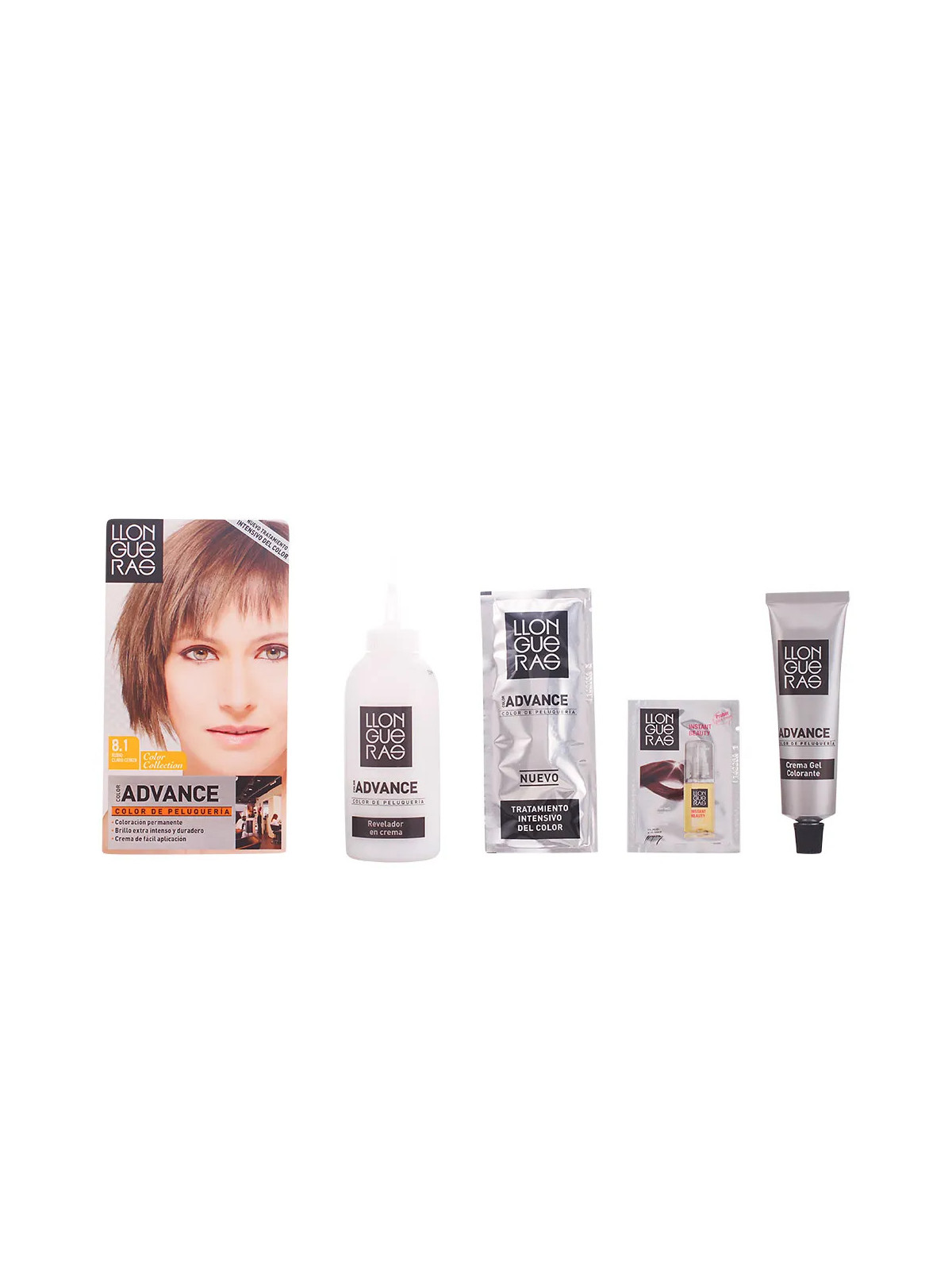 Llongueras Color Advance Coloration Cheveux 8 Blond Clair Cendré