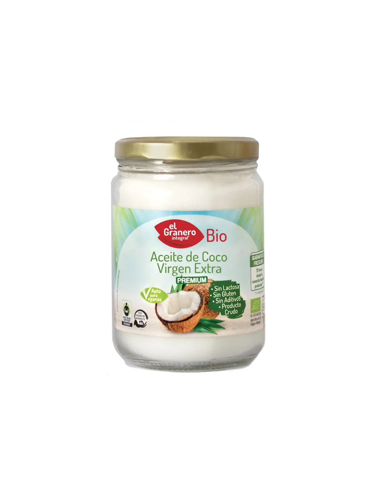 Granero Huile de Coco Vierge Bio 1 Litre