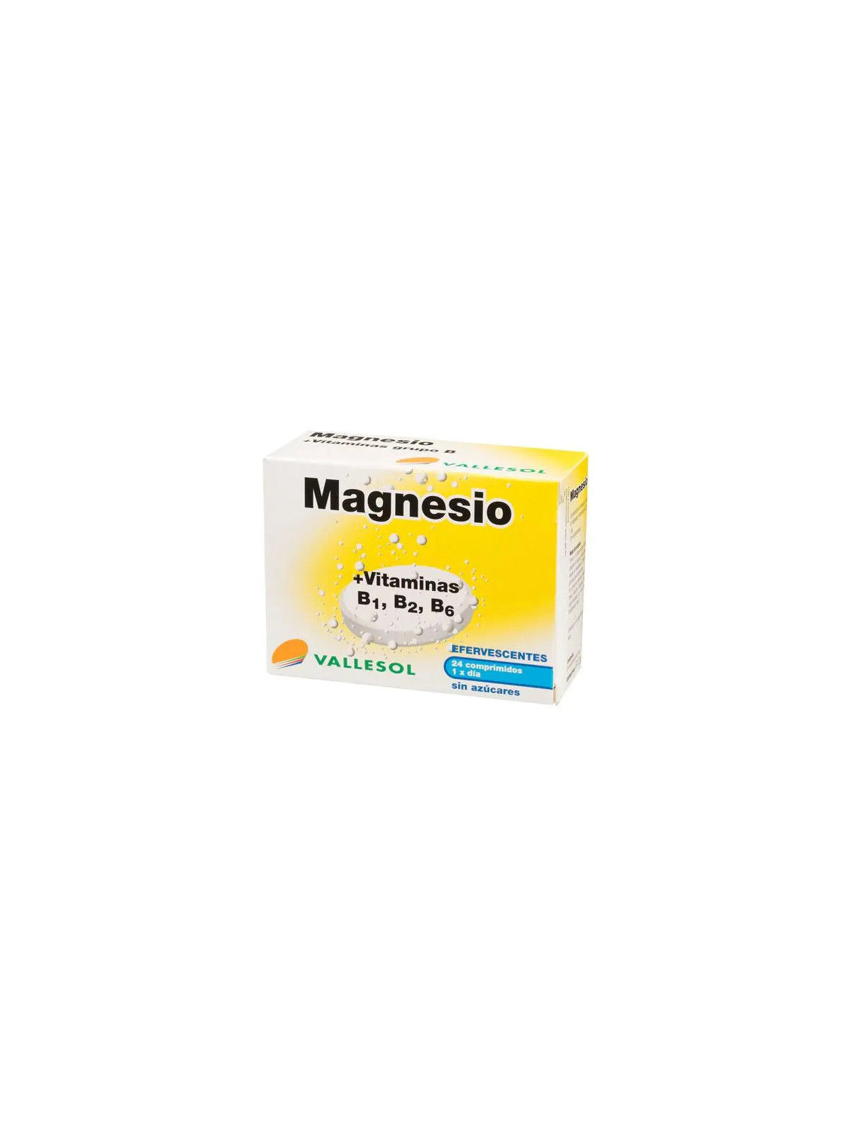 Vallesol Magnésium + Vitamine B Effervescent 24 Comprimés