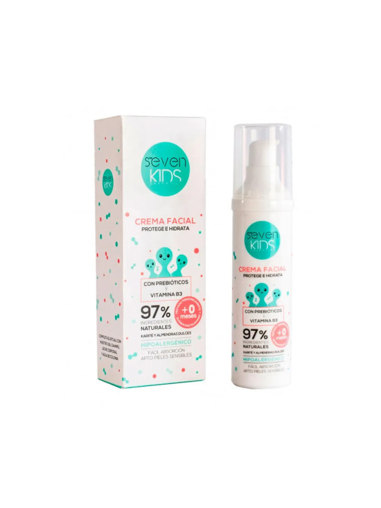 Seven Kids Crème Faciale aux Prébiotiques et Vitamine B3 50ml