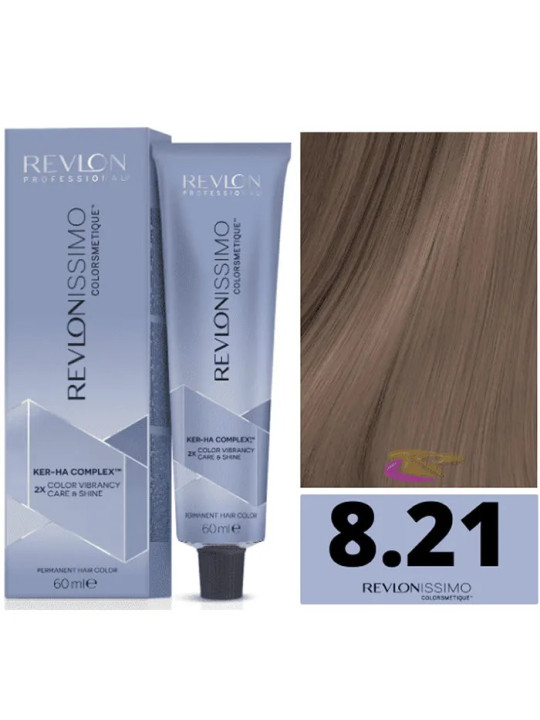 Revlon Revlonissimo Colorsmetique 8,21 Blond Clair Irisé Cendré 60ml