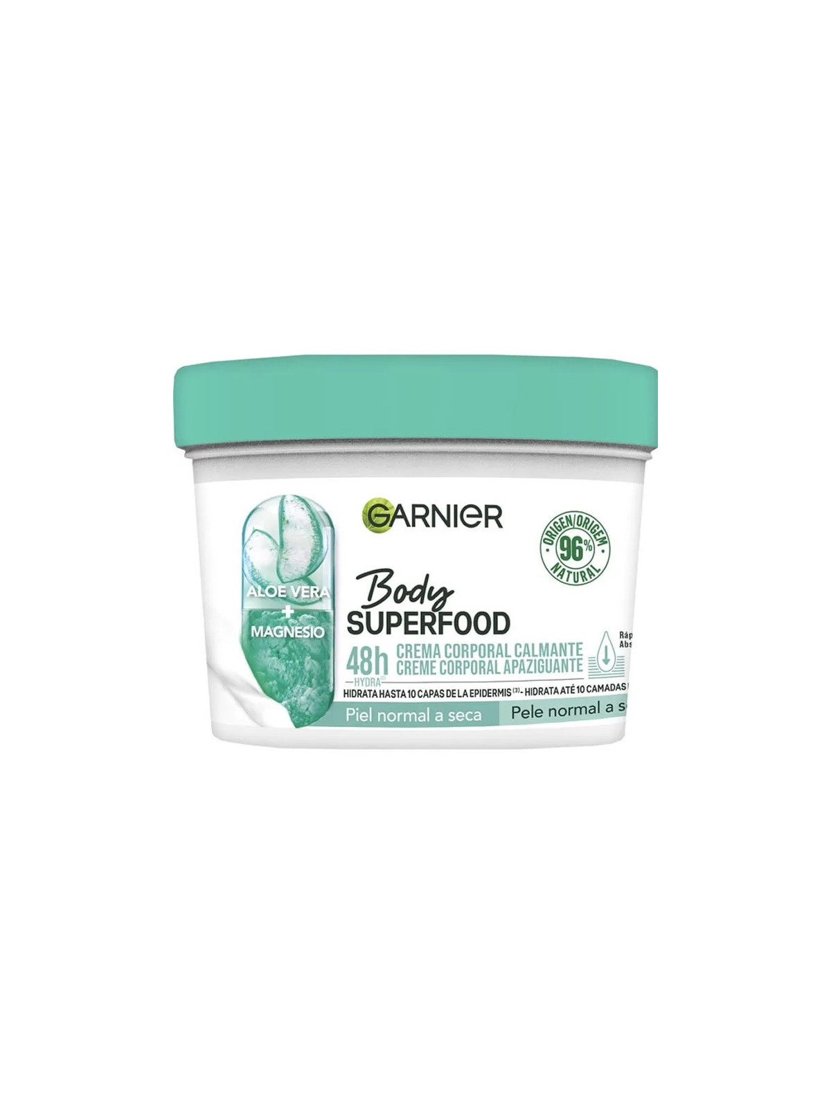Garnier Body Superfood Crème Corporelle Apaisante Aloe Vera 380ml
