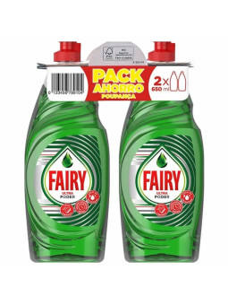 Fairy Ultra Powder Liquide Vaisselle 2x650 ml