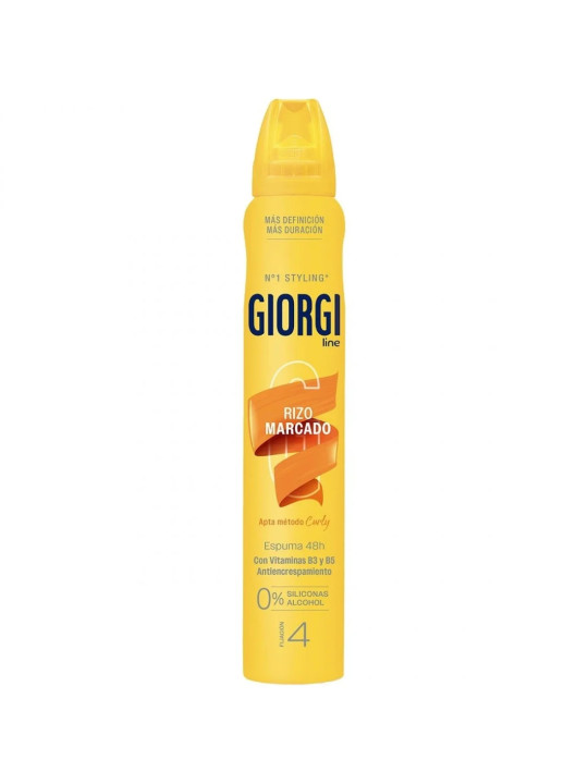 Giorgi Line Mousse Fixante Boucles Marquées Méthode Curly N4 250ml