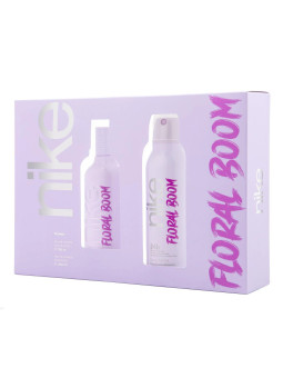 Nike Woman Floral Boom Eau de Toilette Coffret : Spray 1un + Déodorant Eau de Toilette 200ml Spray
