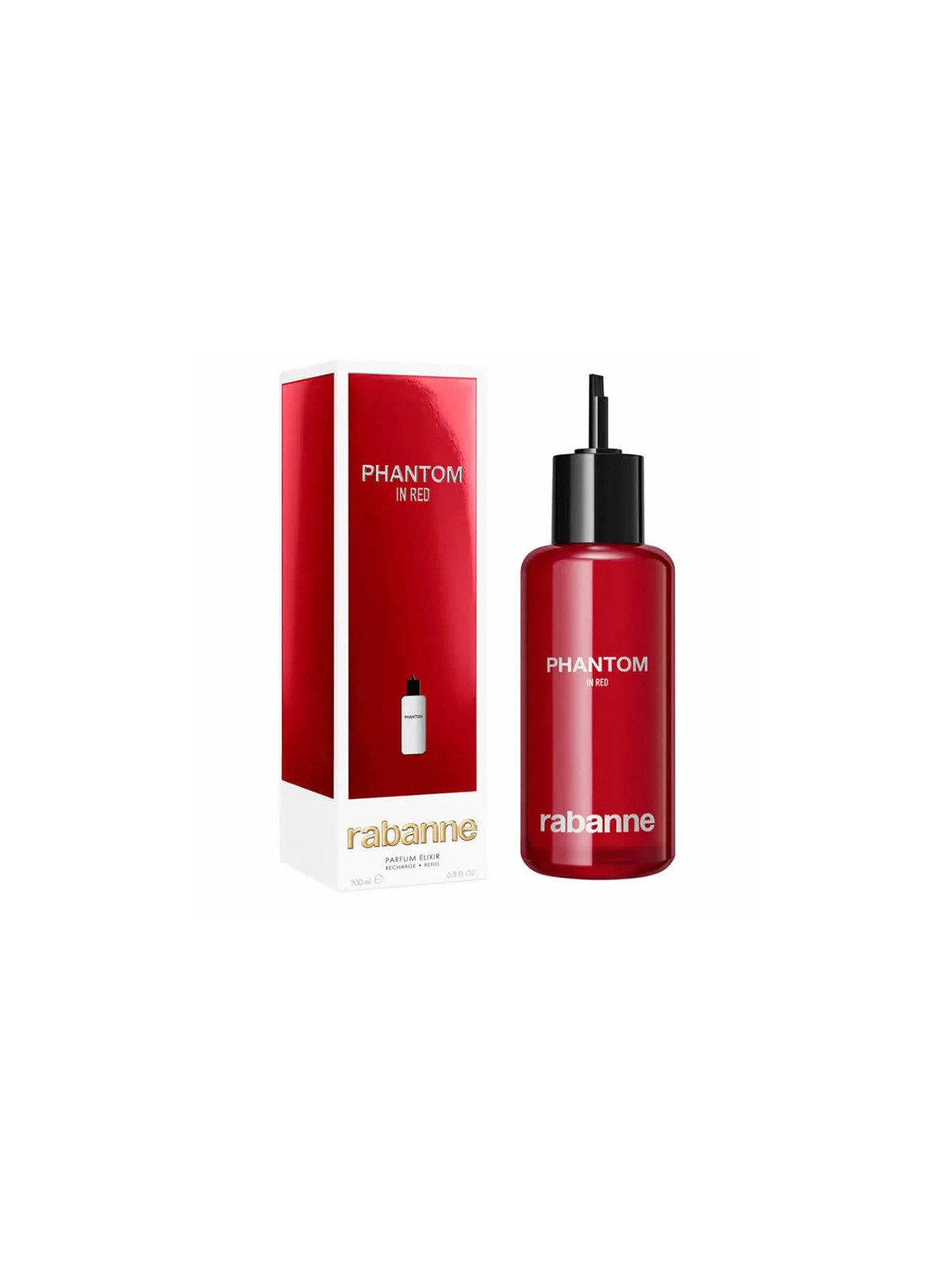 Rabanne Phantom In Red Parfum Elixir 200ml Recharge