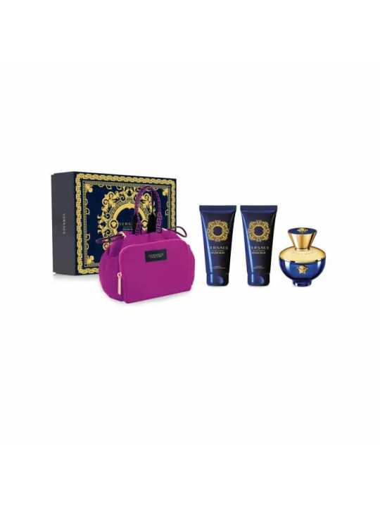 Versace Dylan Blue Pour Femme Eau de Parfum Vaporisateur 100ml Coffret 4 Produits