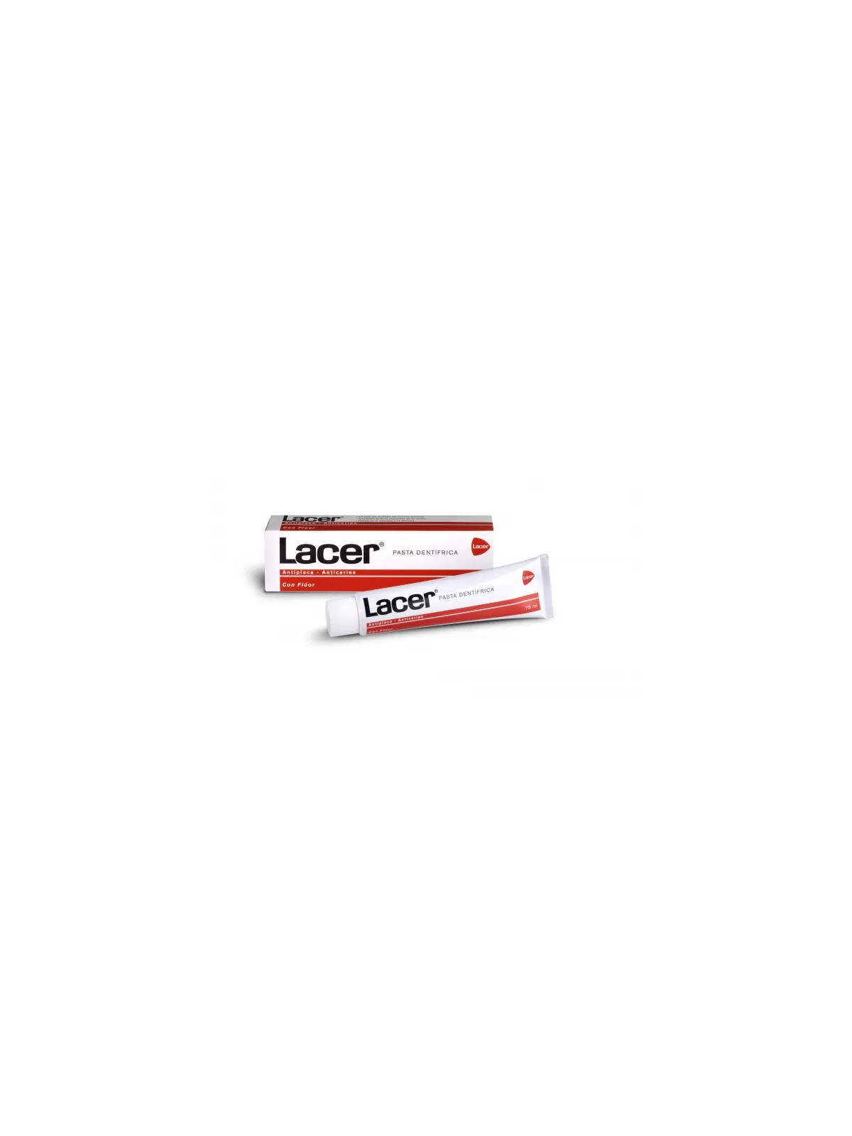 Lacer Dentifrice Avec Fluorure 75ml