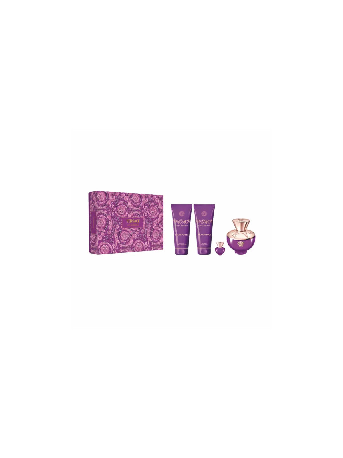 Versace Dylan Purple Eau de Parfum Vaporisateur 100ml Coffret 4 Produits