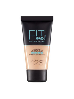 Maybelline Fit Me Matte + Poreless Fond De Teint 128 Warm Nude