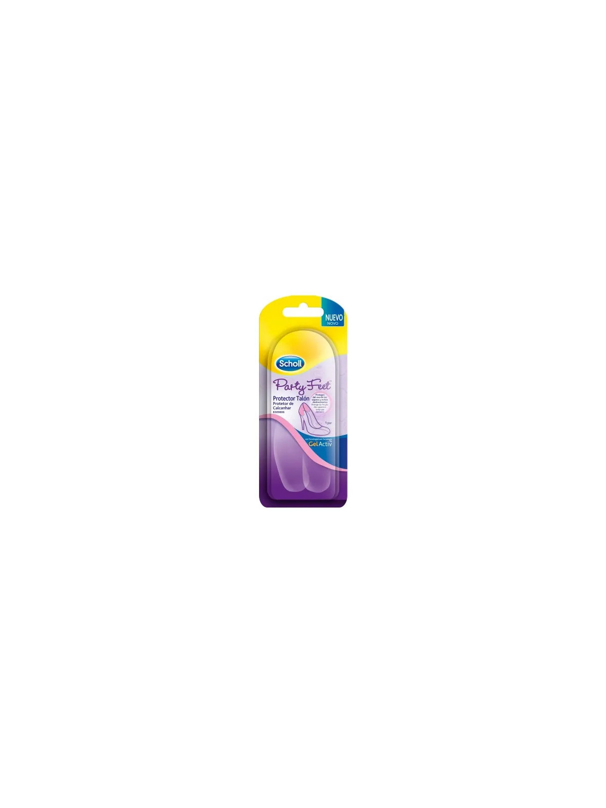 Scholl Party Feet Gelactiv Protecteur De Talon 1 Paire