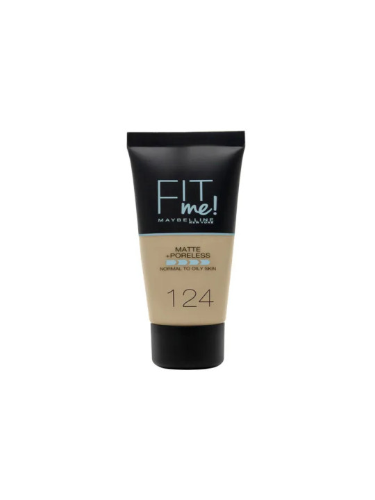 Maybelline Fit Me Matte + Poreless Foundation 124 Soft Sand 30ml