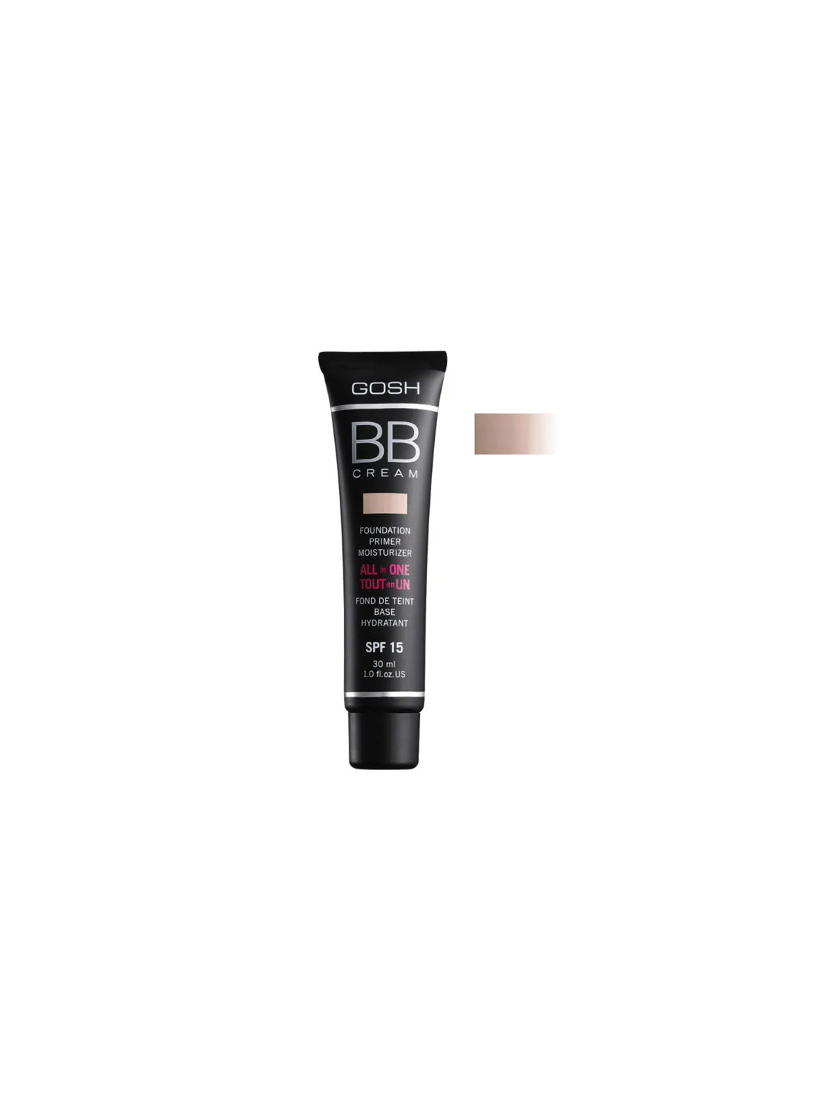Gosh BB Cream Foundation Primer Moisturizer 02 Beige 30ml