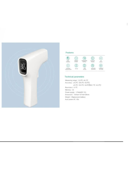 BBLOVE Thermomètre Infrarouge Sans Contact
