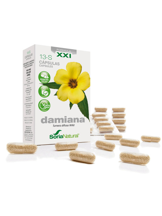 Soria Natural 13-S Damiana Libération Prolongée 30 Gélules