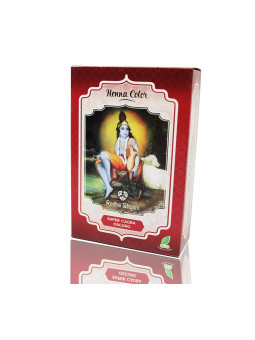 Radhe Shyam Henné Super Acajou Foncé Poudre 100g