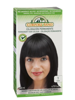 Corpore Sano Coloration Bio 1 Noir 140ml