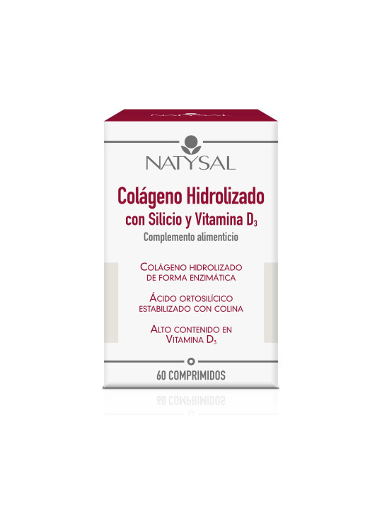 Natysal Collagène avec Silicium et Vitamine D3 60 Comprimés