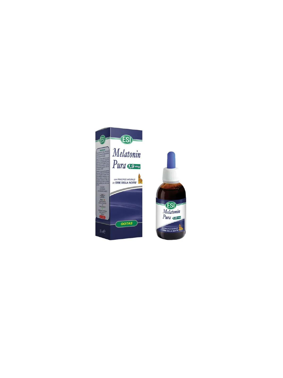 ESI Melatonin Pura 1,9 mg avec Plantes de Nuit 50ml