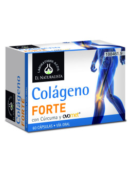 El Natural Collagène Forte avec Curcuma et Ovomet 60 capsules