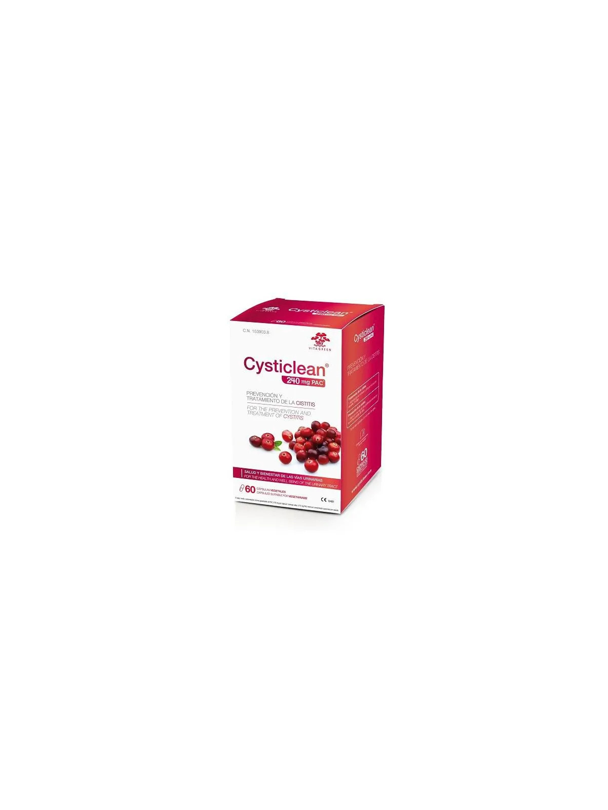 Cysticlean 240mg 60 Capsules