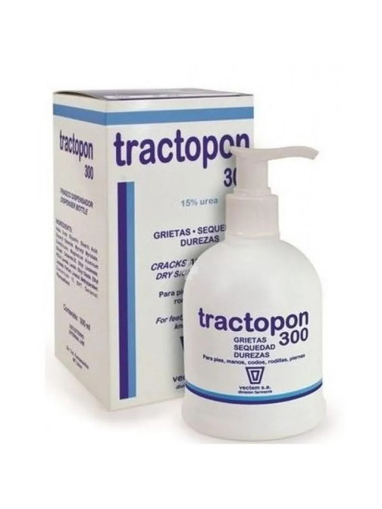 Vectem Tractopon Crème 15% Urée Flacon Pompe 300ml