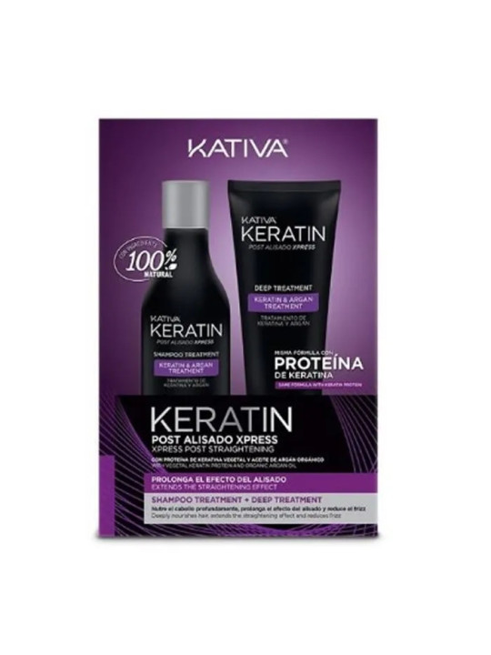 Kativa Keratin Post-Lissage Xpress Coffret 2 Produits