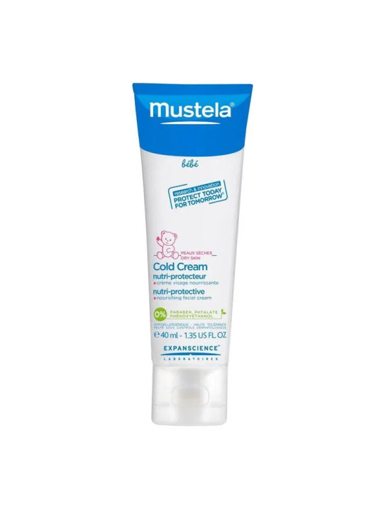Mustela Bébé Crème Cold Cream Nutriprotectrice 40ml