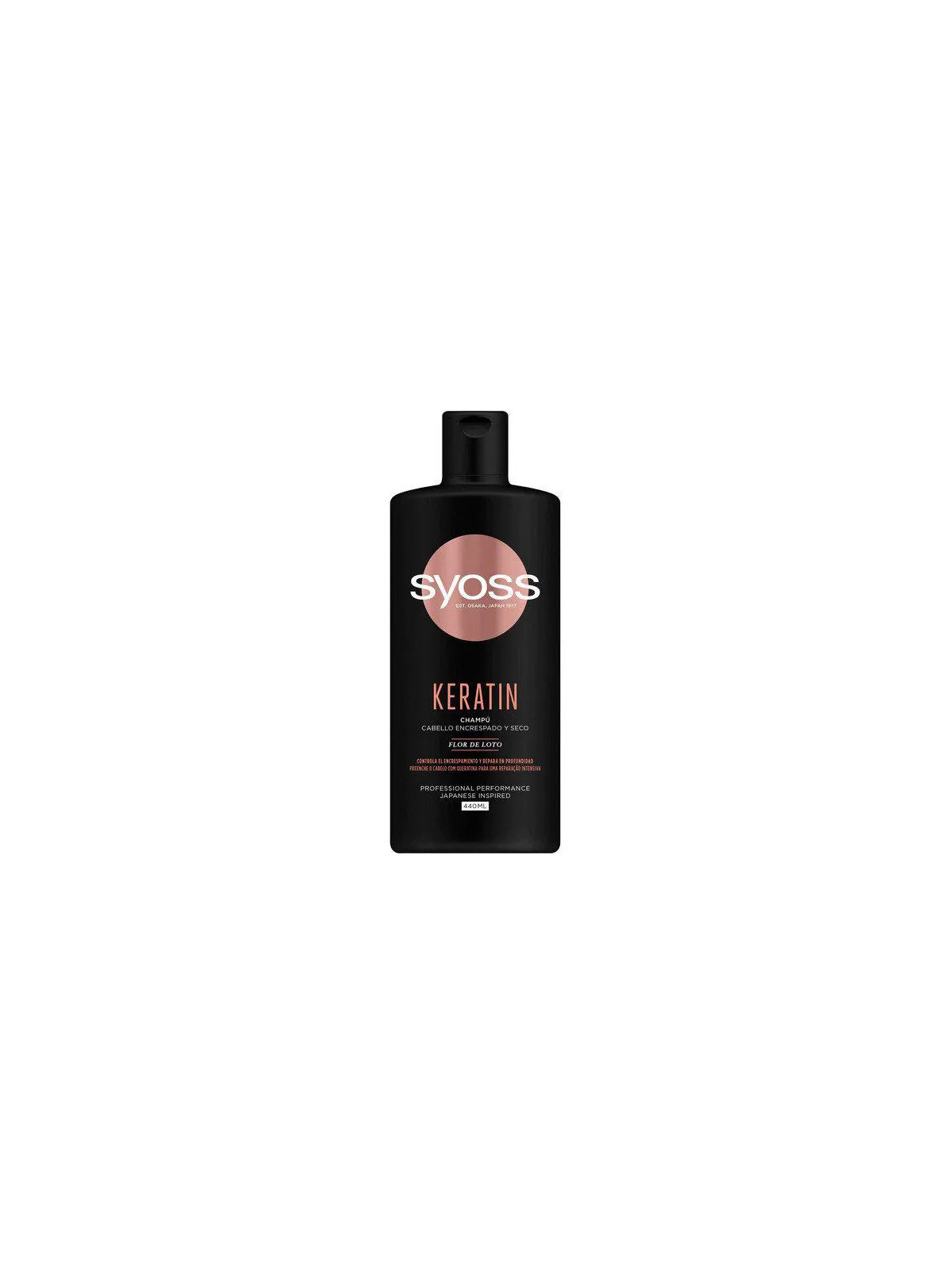 Syoss Keratin Shampooing Cheveux Crépus et Secs 440ml
