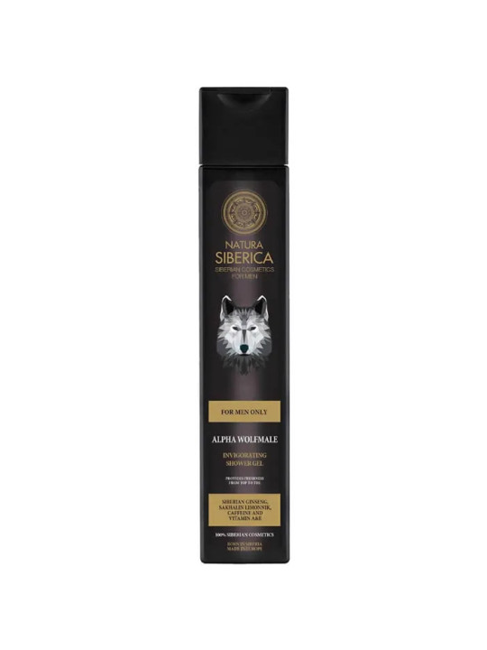 Natura Siberica Alpha Wolfmale Gel Douche Revigorant 250ml