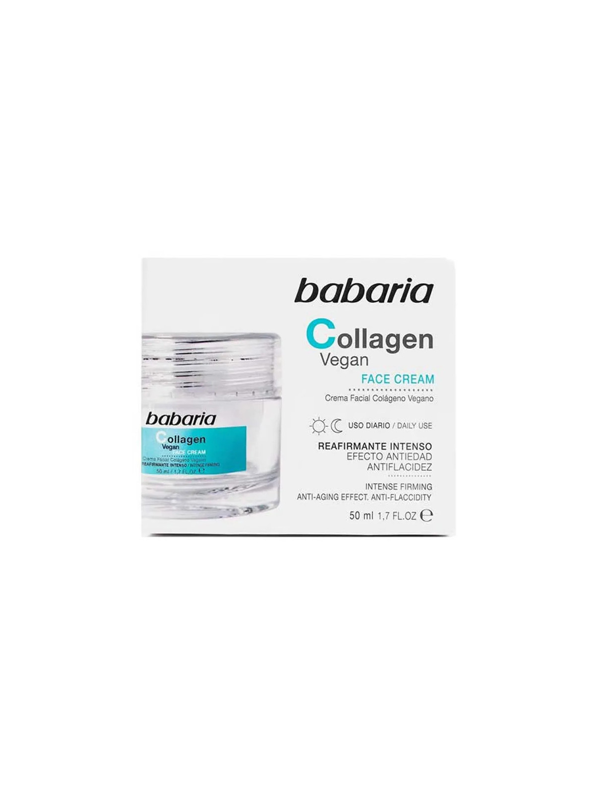 Babaria Collagen Vegan Crème Visage au Collagène 50ml