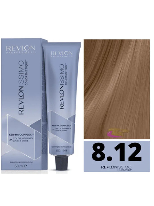 Revlon Revlonissimo Colorsmetique High Coverage 8.12 Blond Glacé 60ml