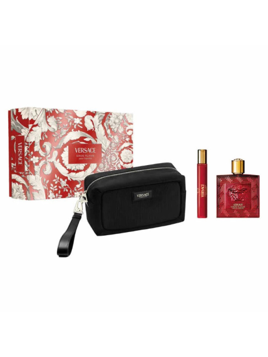 Versace Eros Flame Eau De Parfum 100ml Coffret 3 Produits