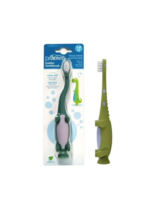 Dr. Brown's Brosse à Dents 1-4 ans Dinosaure