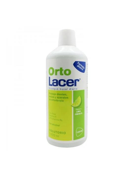Ortolacer Bain de Bouche Citron Vert Frais 1L