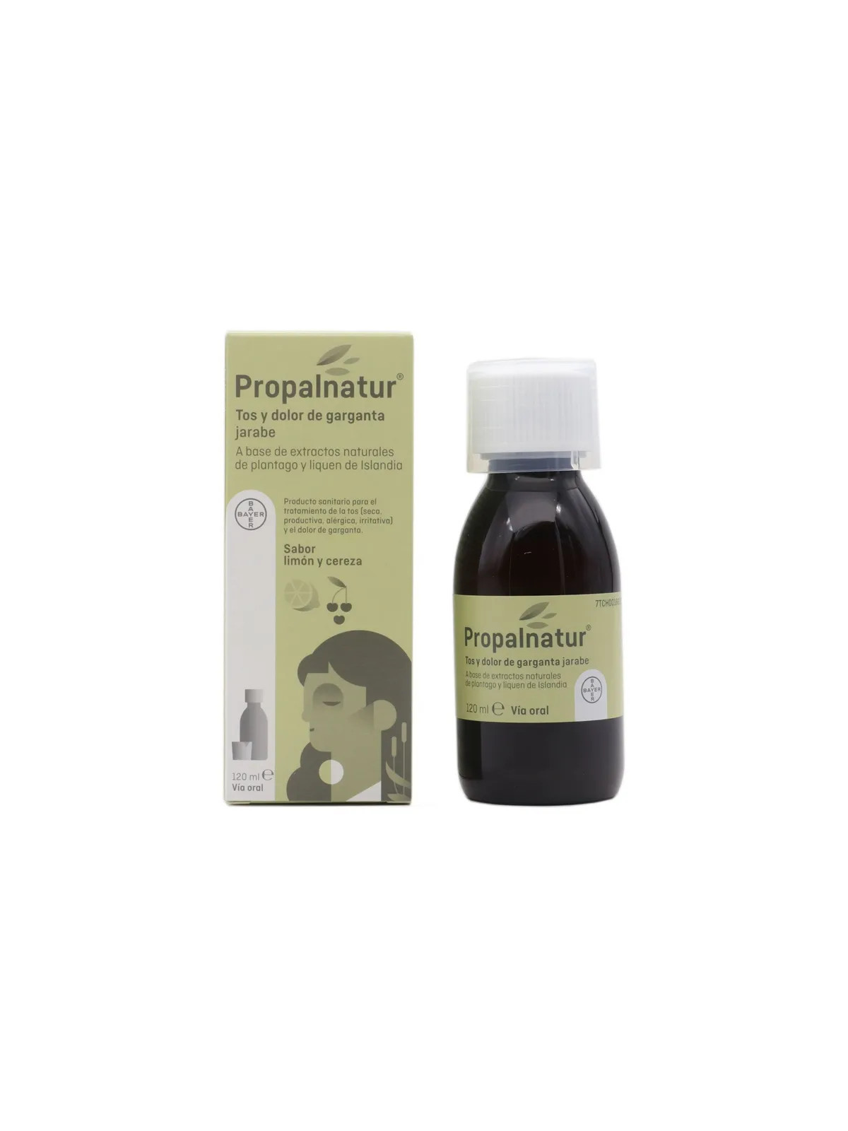 Propalnatur Sirop Toux et Mal de Gorge Saveur Citron et Cerise 120ml