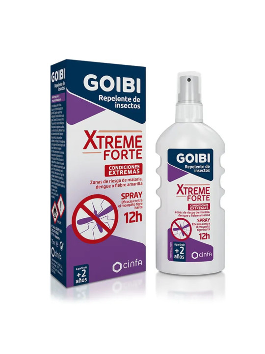 Goibi Xtreme Forte Répulsif Insectes Spray 200ml