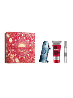 Carolina Herrera 212 Heroes Eau de Toilette Vaporisateur 90ml Coffret 3 Produits