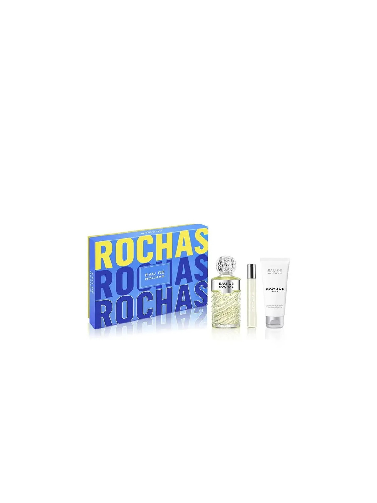 Coffret Eau de Rochas Eau de Toilette 100ml + Lait Corps 100ml + Eau de Toilette 20ml