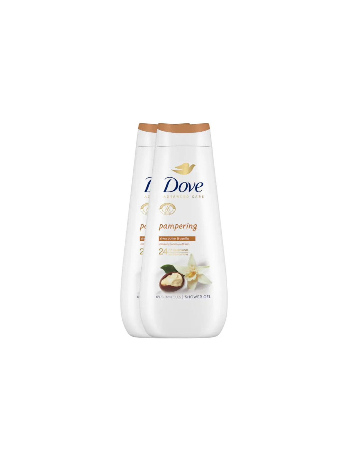 Dove Gel Douche Karité 400ml Lot de 2